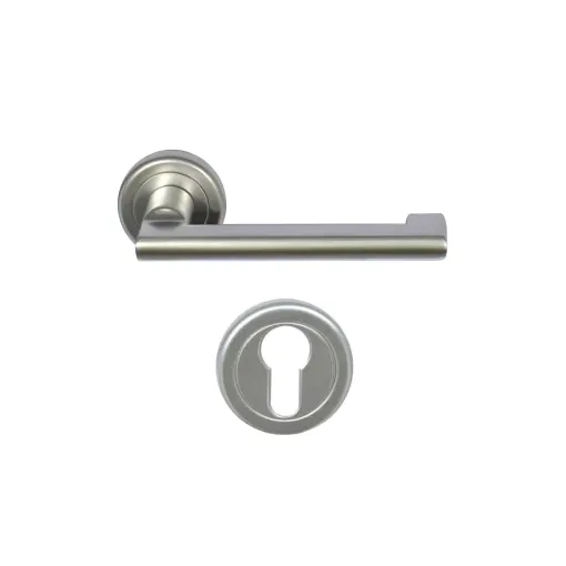 Picture of Pearl chrome finish Pack handle and door rose Aluminium - Pyla