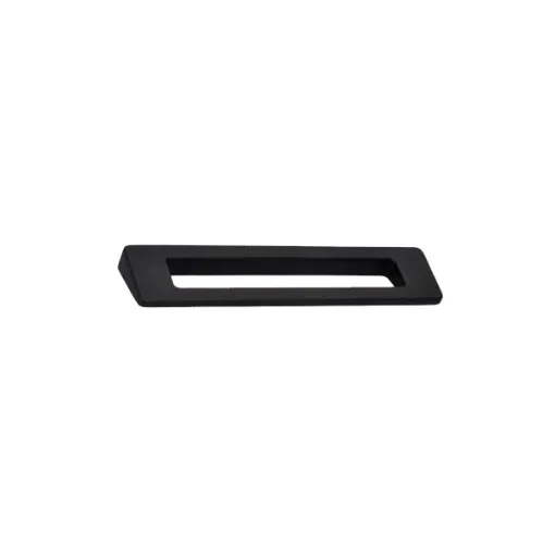 Picture of Matt Black Furniture handle SIRO Zamak - 140 x 86mm