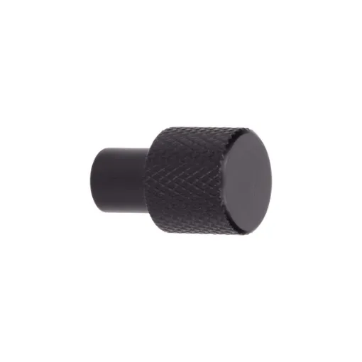 Picture of Matt Black Knob for furniture Aluminium - 16mm