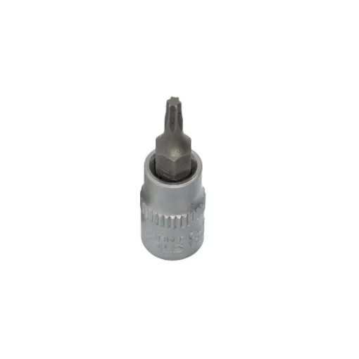 Picture of BRILLIANT TOOLS screwdriver socket - TORX drilled - 1/4" - T10 - BT020981