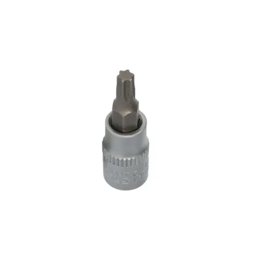 Picture of BRILLIANT TOOLS screwdriver socket - TORX drilled - 1/4" - T25 - BT020984