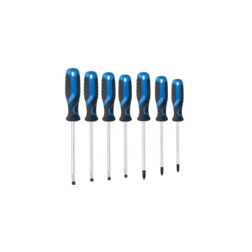 Picture of Set of 7 screwdrivers - slot PH - BT033007 - Brilliant tools