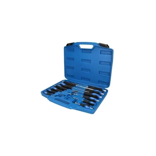 Picture of Screwdriver set with impact bits - 12pcs - BT034012 - Brilliant tools