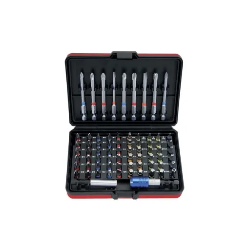 Picture of Torsion power bits - colour - coded screwing set - 71 pcs - 918.3070 - Ks tools