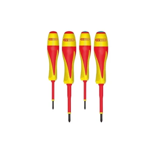 Picture of Insulated terminal block screwdrivers set ultimate - 4 pcs - 922.6228 - Ks tools