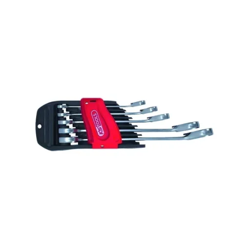 Picture of KS TOOLS Ratchet wrench set KS TOOLS DUO Gearplus - 5 pcs - Ratchet in eye and fork 503.5905