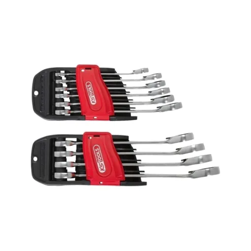 Picture of KS TOOLS Ratchet wrench set KS TOOLS DUO Gearplus - 10 pcs - Ratchet in eye and fork 503.5950