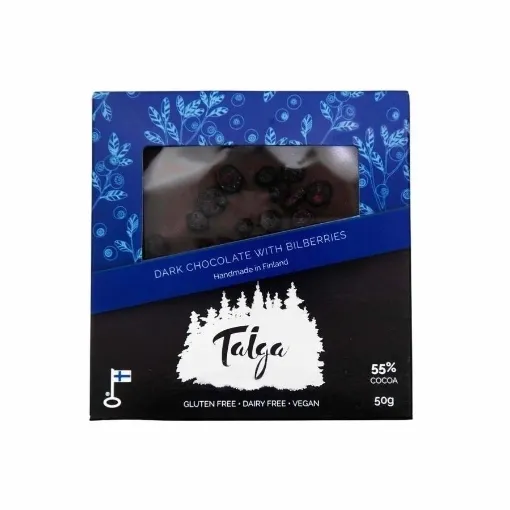 Picture of Taiga Chocolate dark chocolate with bilberries 50 g