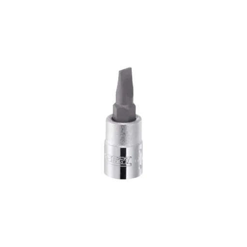 Picture of EXPERT 1/4" screwdriver socket for slotted screws - 4mm - E030109