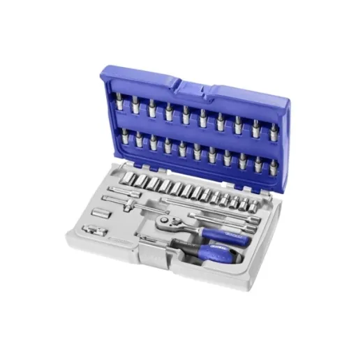 Picture of EXPERT by FACOM socket and ratchet set - 1/4" - 42 pcs - E030702