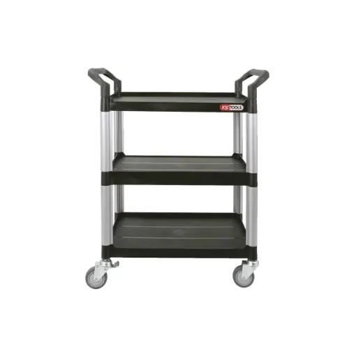 Picture of Workshop trolley - open - PVC - 3 floors - 890.0020 - Ks tools