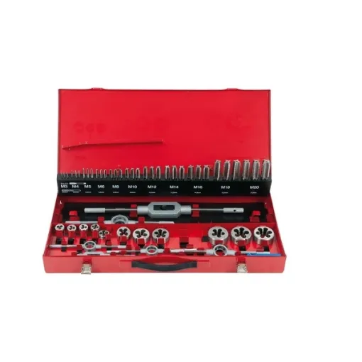 Picture of KS TOOLS taps and dies set - 54 pcs - 331.0654