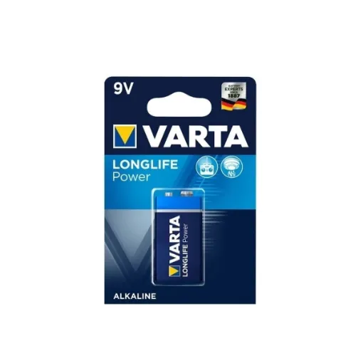 Picture of 6LR61 alkaline battery - Varta