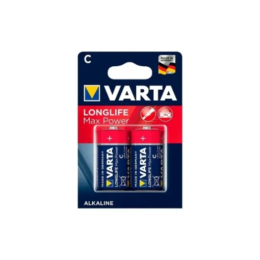 Picture of LR14 max power long life alkaline batteries 2 pack - Varta