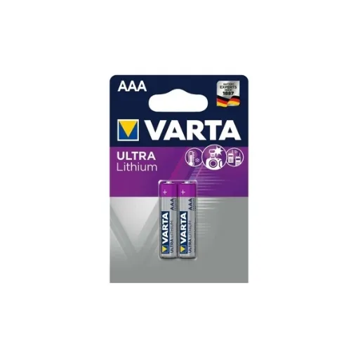 Picture of LR03 AAA ultra lithium batteries 2 pack - Varta