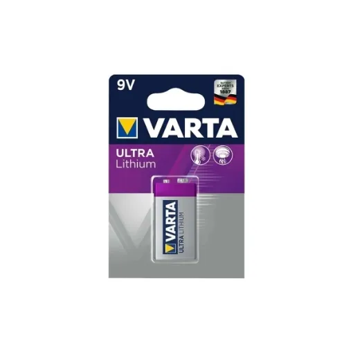 Picture of 9V ultra lithium battery - Varta