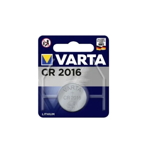 Picture of CR2016 lithium 3V - micro battery - Varta