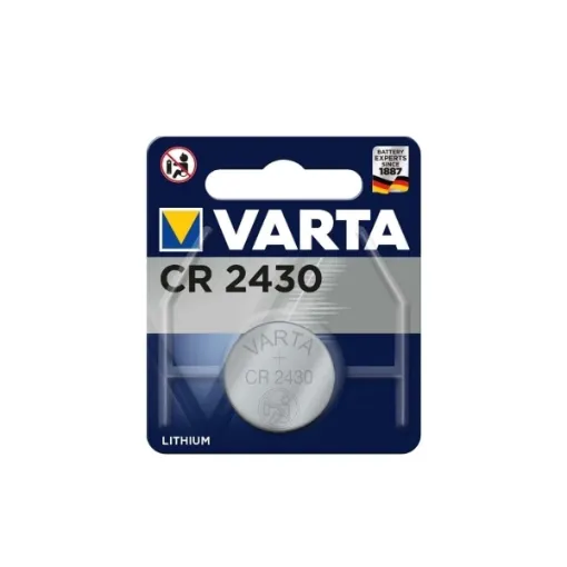 Picture of CR2430 lithium 3V - micro battery - Varta