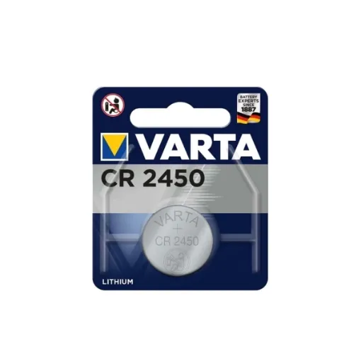 Picture of CR2450 lithium 3V - micro battery - Varta