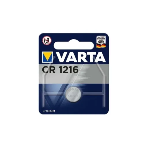 Picture of CR1216 lithium 3V - micro battery - Varta