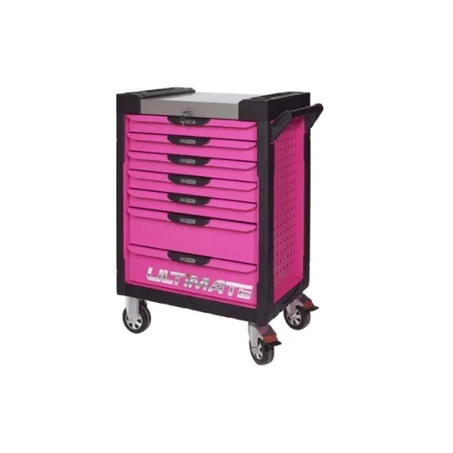 Picture of Ultimate servant - pink - 7 drawers - 818.0007 - Ks tools