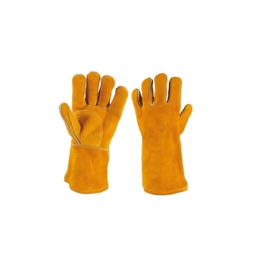 Picture of Gloves - leather - short - for welders - size M - 985.7034 - Ks tools