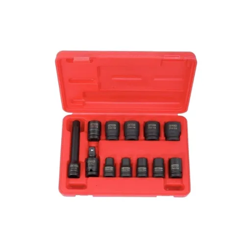 Picture of KS TOOLS Set of impact sockets 6 sided - 12 pcs - 515.0112