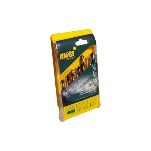 Picture of Set of 9 wood and Widia 39351 drill bits - Mota