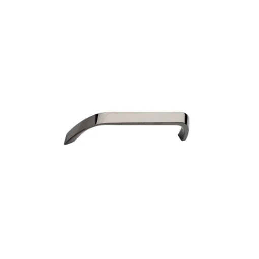 Picture of Furniture handle - Zamak - 258 x 138 mm - Black high gloss chrome