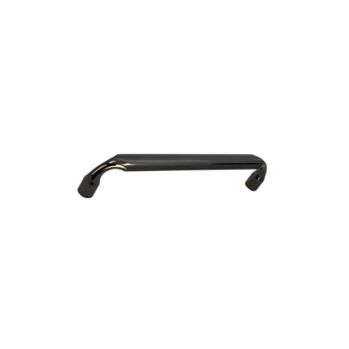 Picture of Furniture handle - Zamak - 258 x 138 mm - Black high gloss chrome