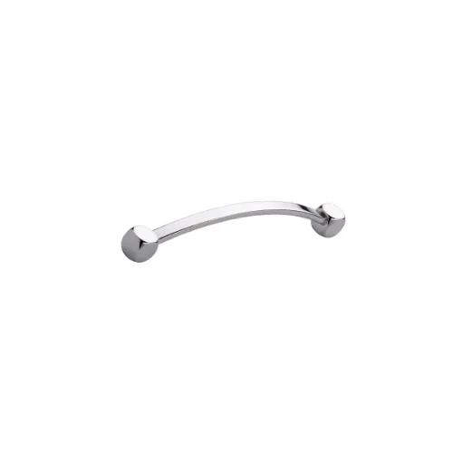 Picture of Furniture handle - Zamak - 140 x 86 mm - High gloss chrome