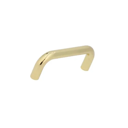 Picture of Furniture handle - Steel - 86 x 68 mm - Brass High Gloss