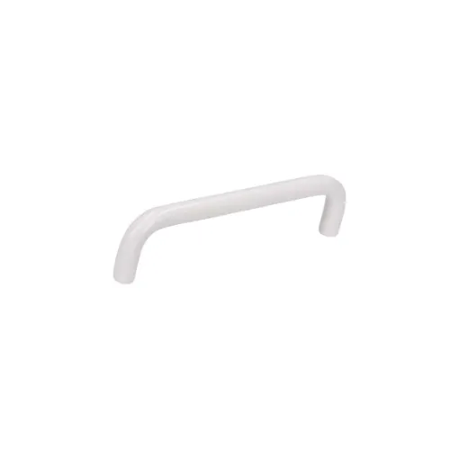 Picture of Furniture handle - Steel - 140 x 86 mm - White satin finish