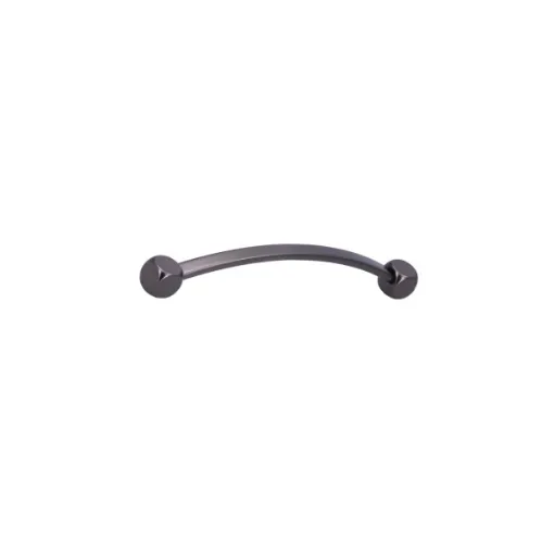 Picture of Furniture handle - Zamak - 140 x 86 mm - Chrome Black Matte