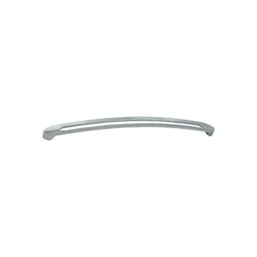 Picture of Modern furniture handle - Zamak - 422 x 140 mm - High gloss chrome