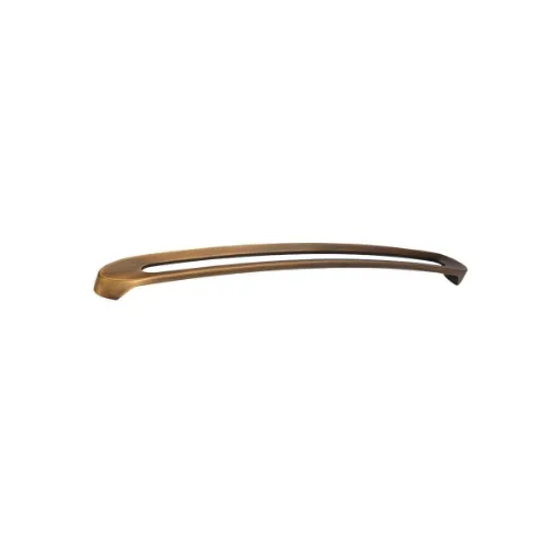 Picture of Zamak - 422 x 140 mm - Handle for modern furniture - Brushed black brass