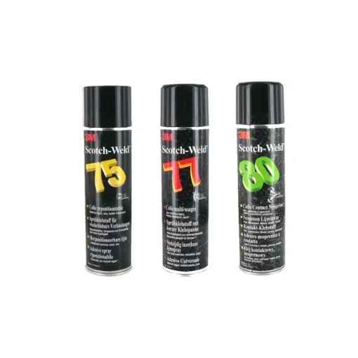 Picture of 3 Pack of scotch weld aerosol glue - 3M