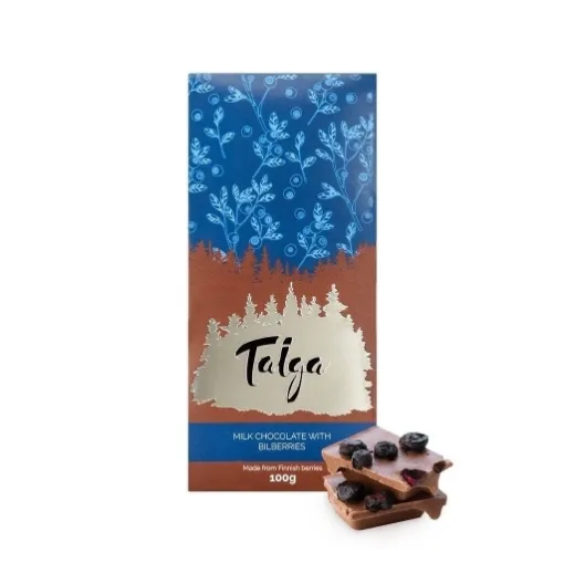 Picture of Taiga Chocolate milk chocolate with bilberries 100 g