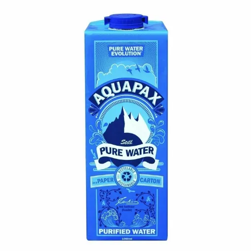 Picture of The original cartoned pure water - still - 8 x 1Lt - Aquapax