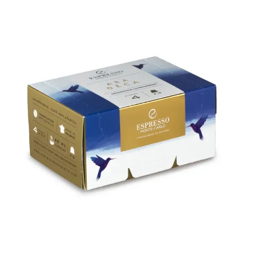 Picture of x 10 Ara Deca Compatible Nespresso® coffee Capsules, tasty notes of dried fruits, red fruits and a hint of lemon.