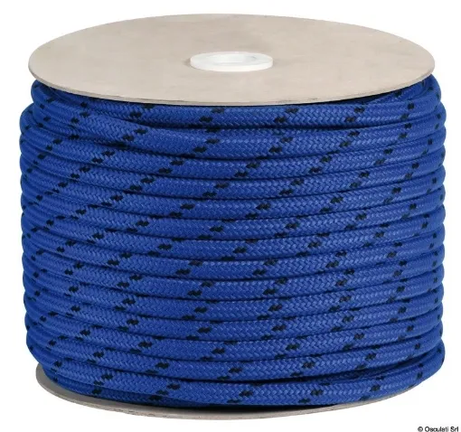 Picture of Sheet 8mm x 200m in blue - high - strength low elongation 3 - strand polyester braid