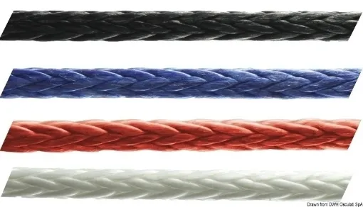 Picture of Rope 3mm x 200m in blue by marlow - Excel PS12 braid - pre - stretched polyester braid