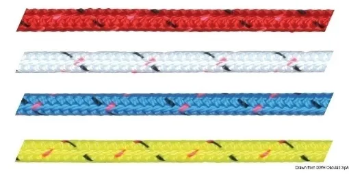 Picture of Rope 3mm x 200m in white excel proby marlow - 3 - strand poly core with cover