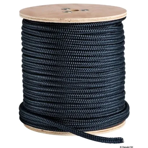 Picture of Mooring line 16mm x 100m in blue - multi - strand soft - spun high - strength polyester