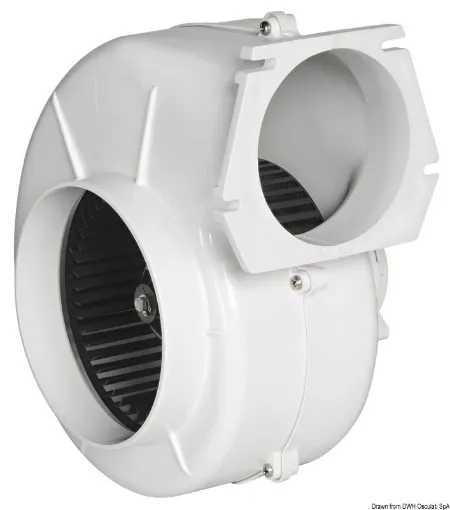 Picture of Centrifugal electric 12V blower for bulkhead mounting