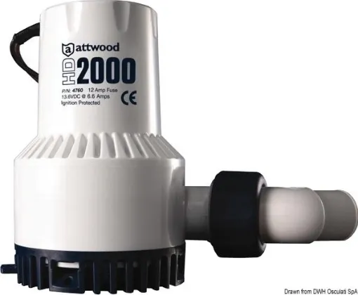 Picture of Heavy - duty bilge pump 2000 24V - Attwood