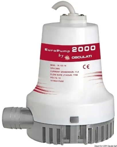 Picture of Bilge pump 2000 12V submersible - Europump