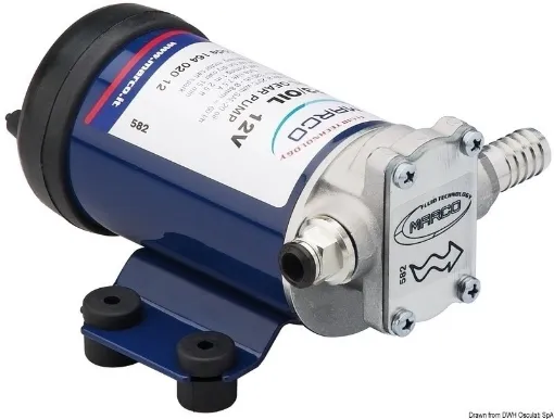 Picture of 12V UP3/oil transfer/change electric gear pump -   self - priming - Marco