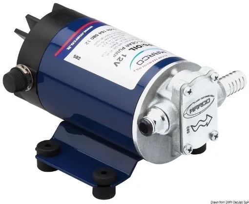 Picture of 12V UP6/oil transfer/change  electric gear pump - self - priming - Marco