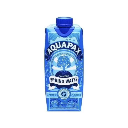 Picture of The original cartoned spring water - still - 12 x 50cl - Aquapax